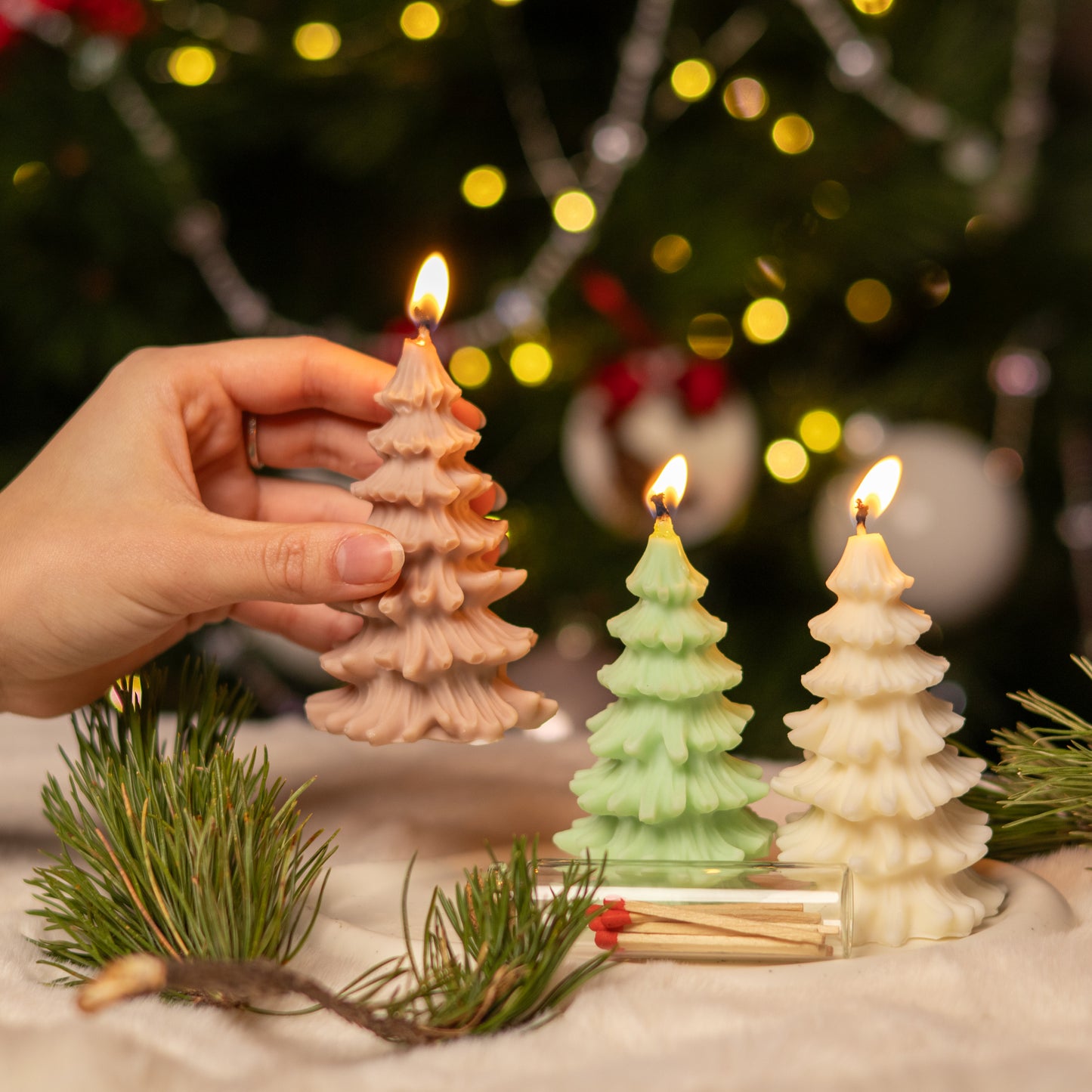 Vela Árbol de Navidad