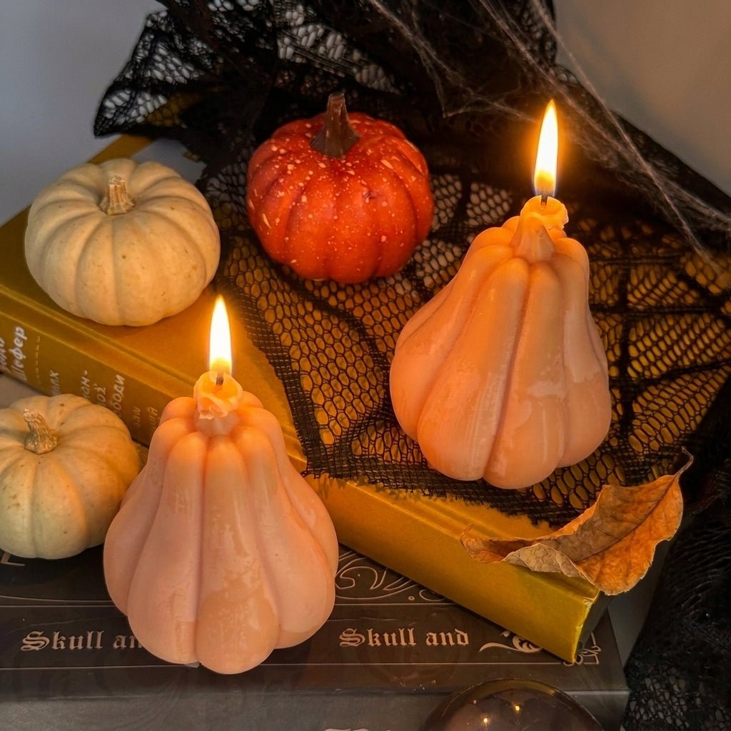Vela decorativa Calabaza Pera de cera de soja