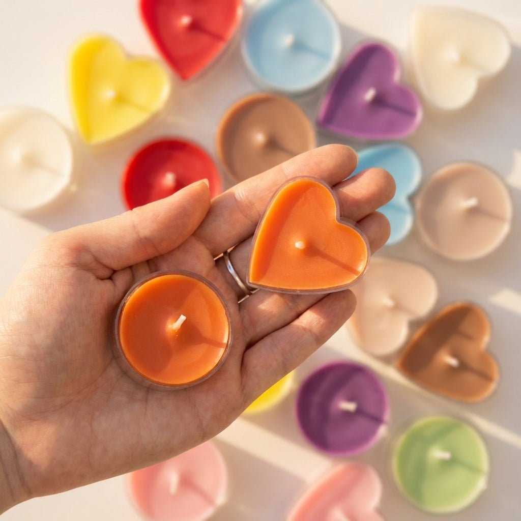 Velas de té sin aroma para quemadores de wax melts