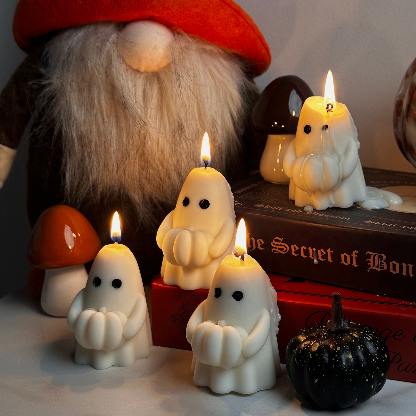Vela Fantasma Clasico con Calabaza - VelaKandela