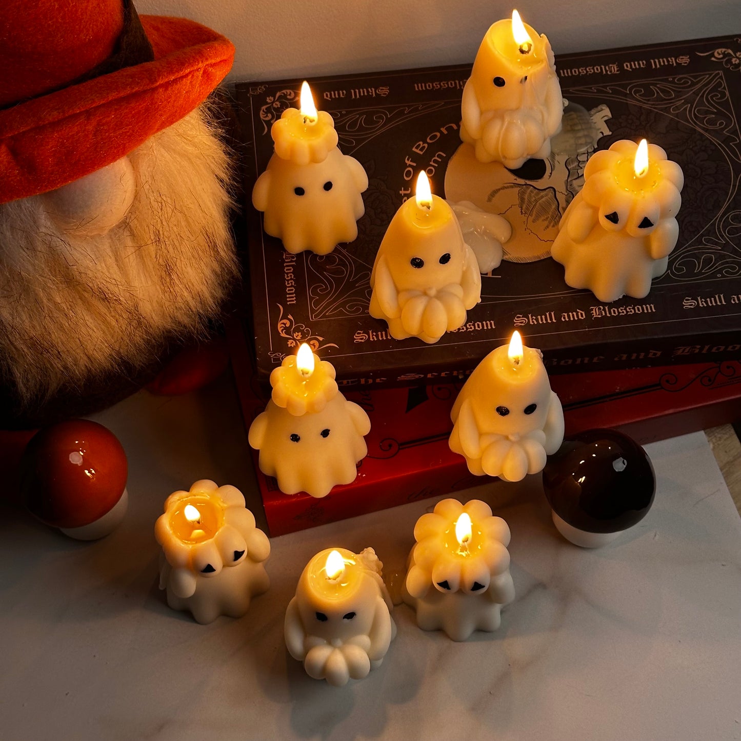 Vela Fantasma Clasico con Calabaza - VelaKandela