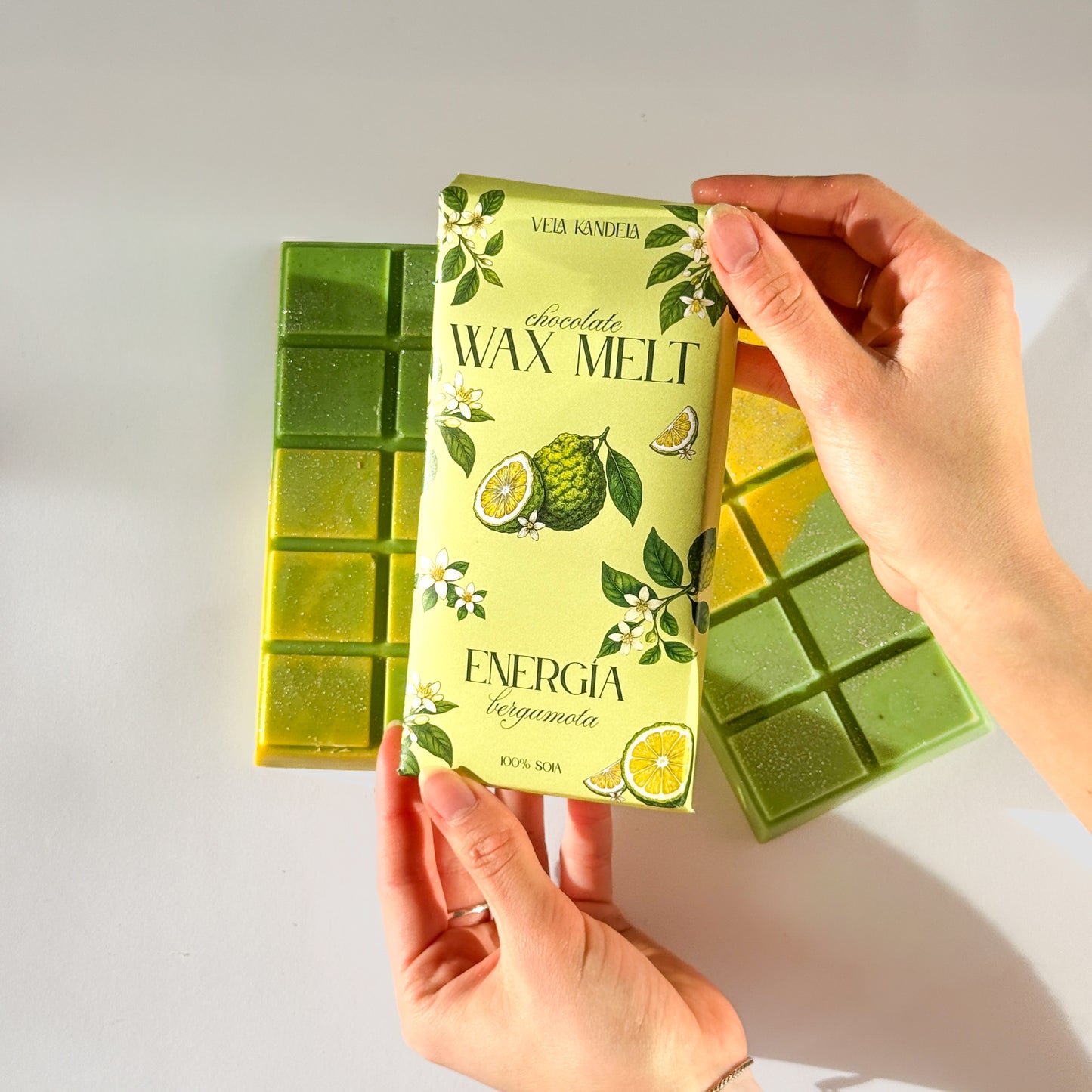 Wax Melts Tableta XL – Energía (bergamota)