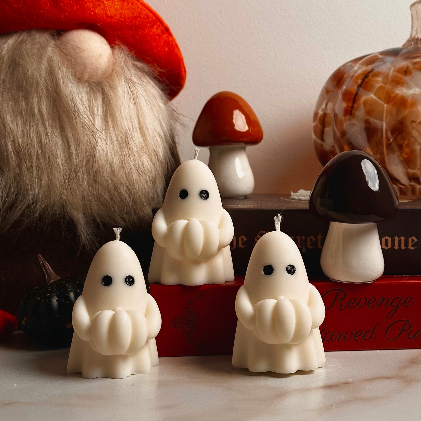 Vela Fantasma Clasico con Calabaza - VelaKandela