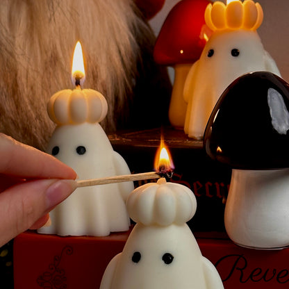 Vela Fantasma con Sombrero de Calabaza - VelaKandela