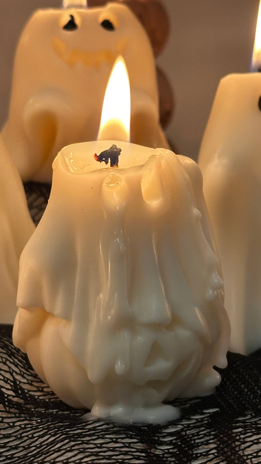 Vela Fantasma Flotante con Calabaza
