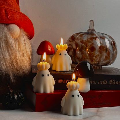 Vela Fantasma con Sombrero de Calabaza - VelaKandela