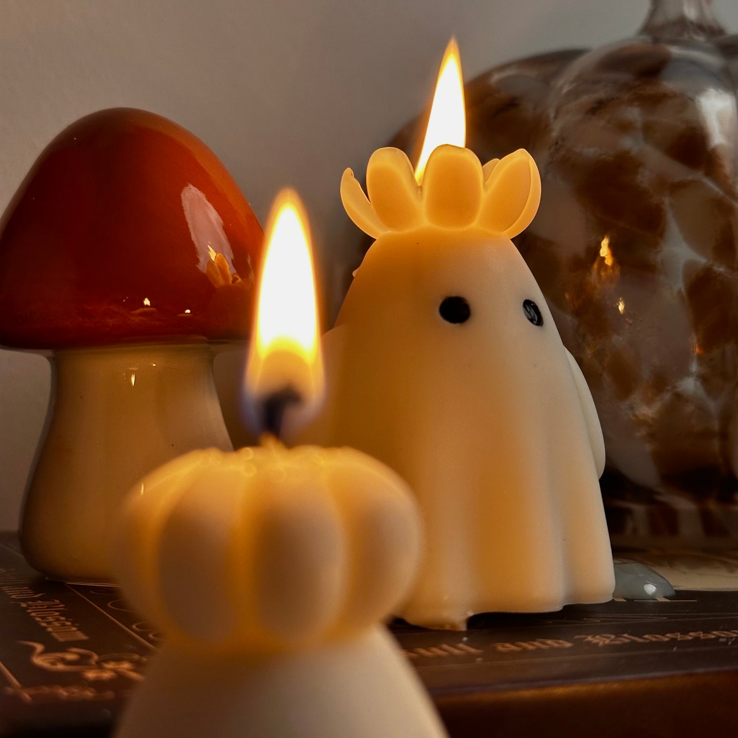 Vela Fantasma con Sombrero de Calabaza - VelaKandela