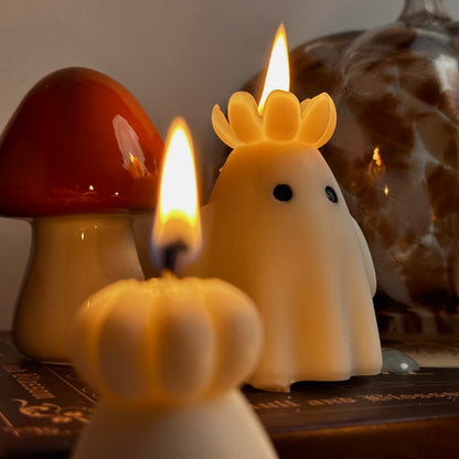 Vela Fantasma con Sombrero de Calabaza - VelaKandela
