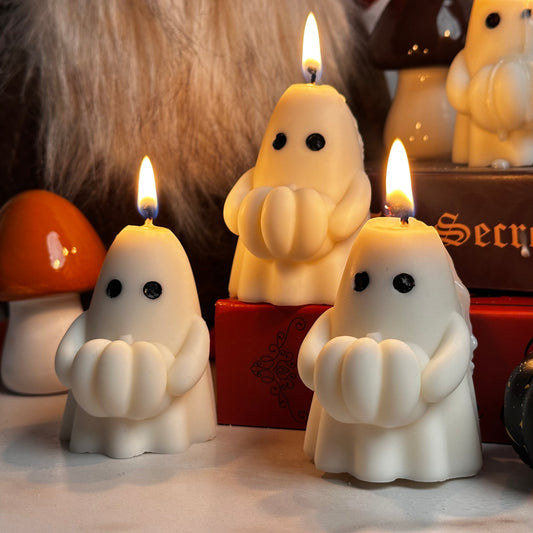Vela Fantasma Clasico con Calabaza