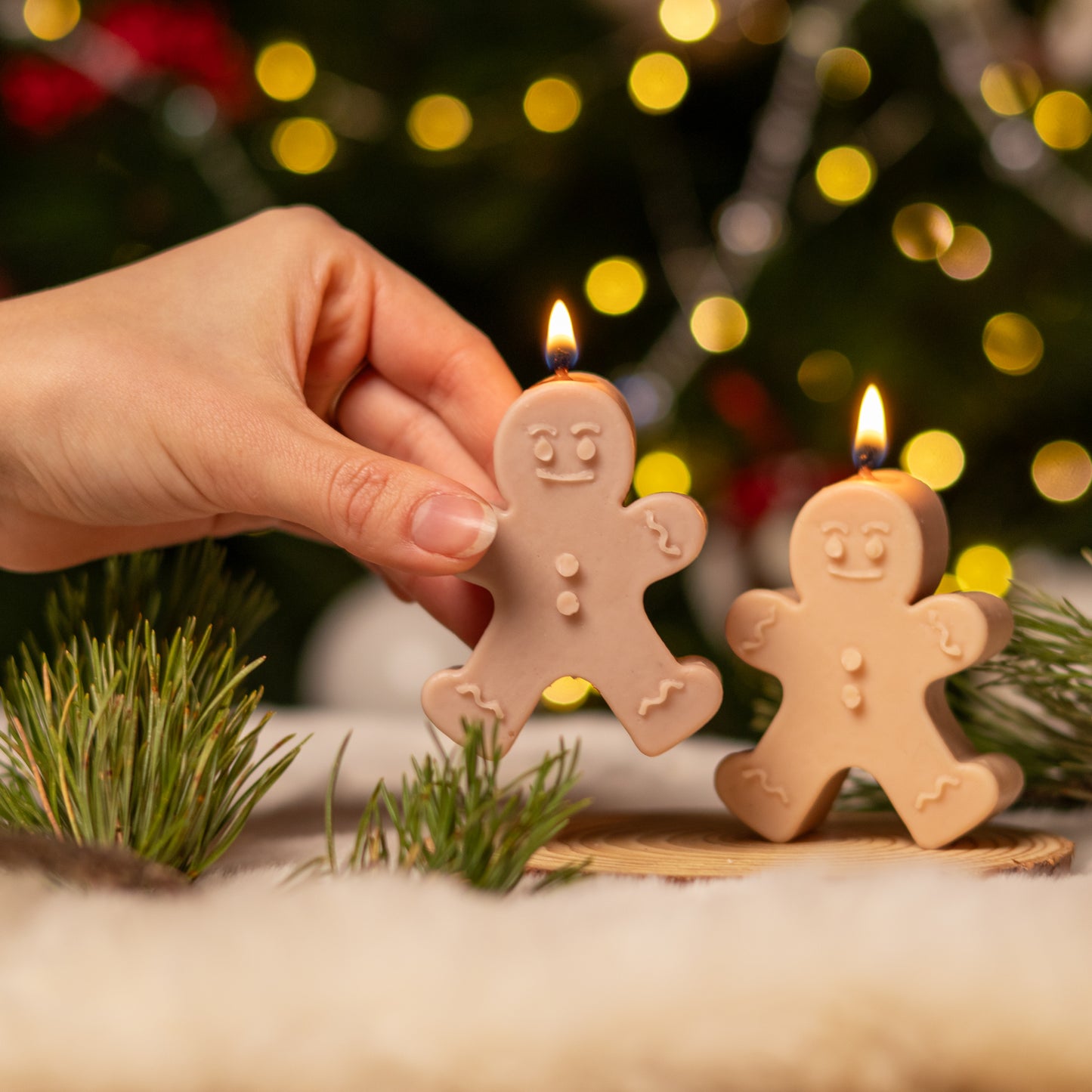 Vela Hombre de Jengibre