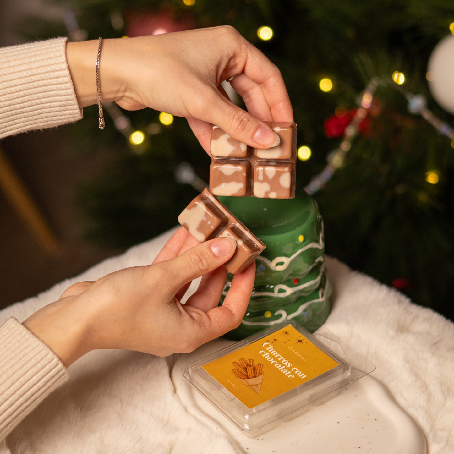 Wax Melt Churros con Chocolate