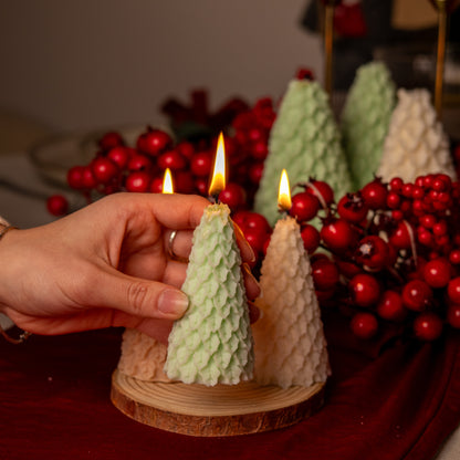 Vela Abeto Navideño