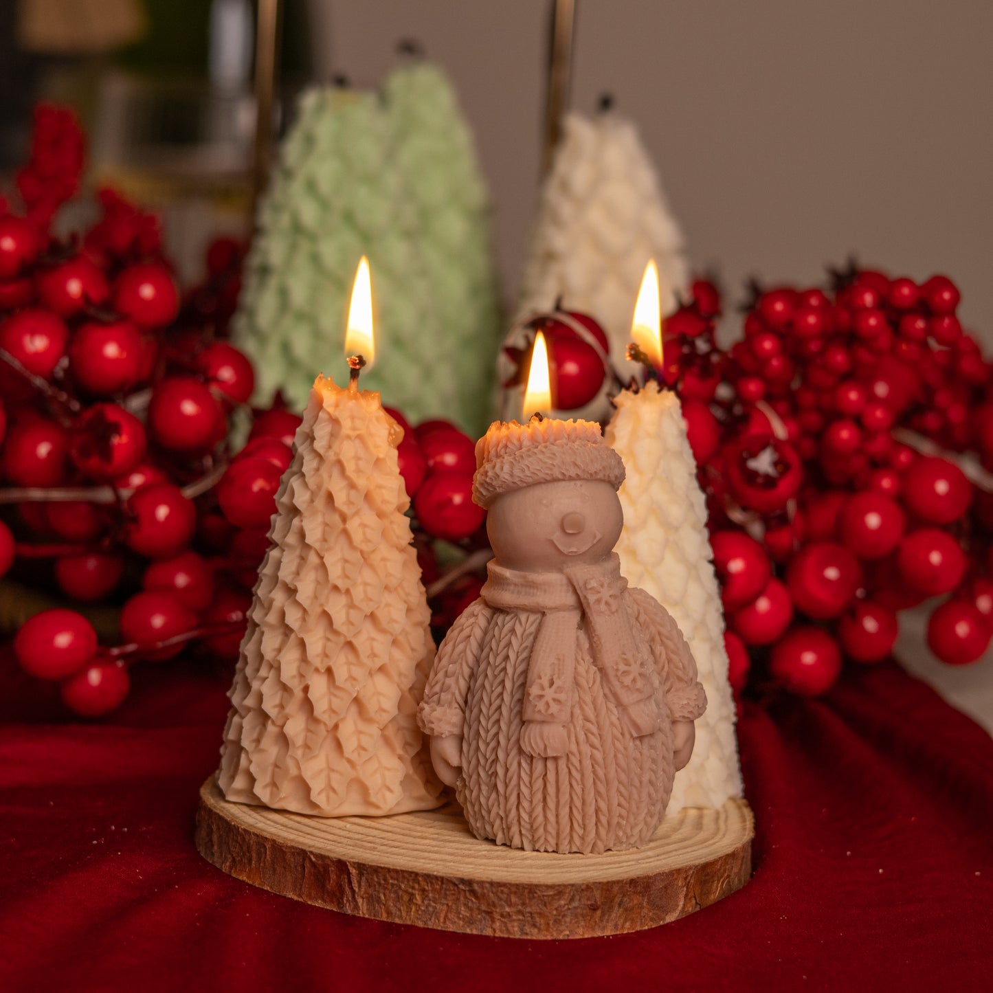 Vela Muñeco de Nieve