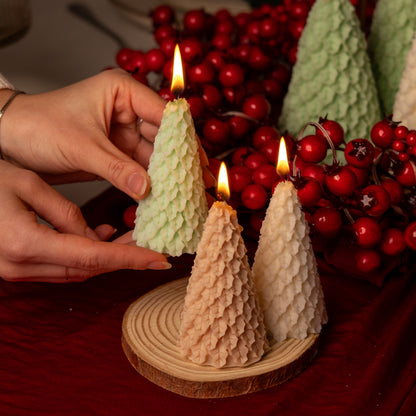 Vela Abeto Navideño