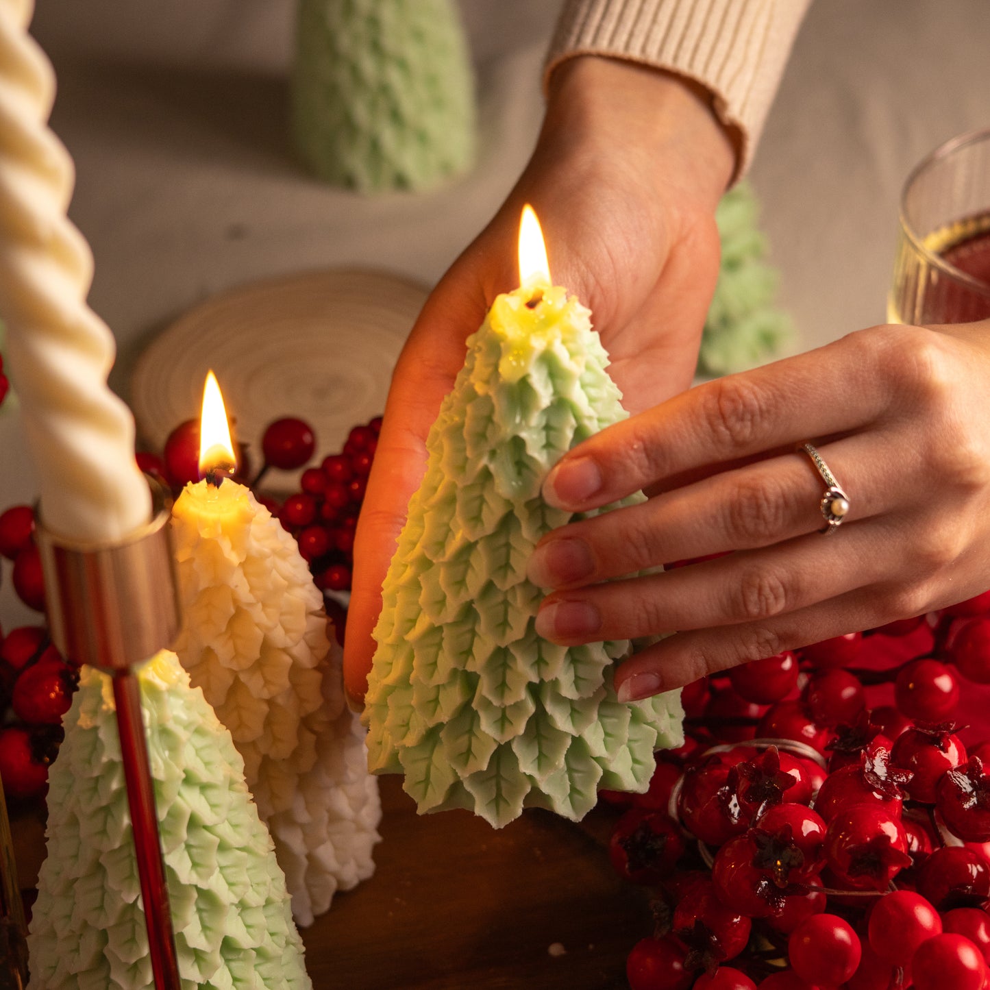 Vela Abeto Navideño XL