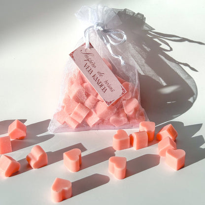 Wax Melts Corazones – Suspiro de rosas - VelaKandela