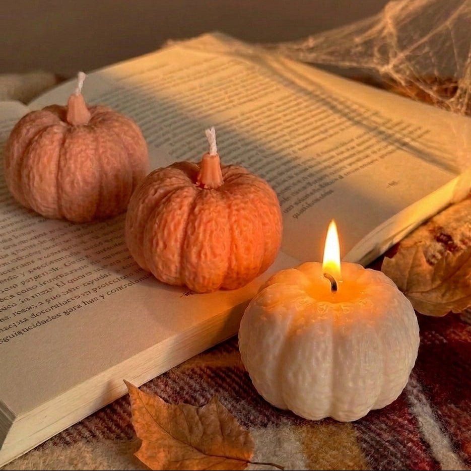 Velas Calabaza Clásica artesanales en varios tamaños