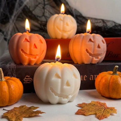 Vela Calabaza Jack-O’-Lantern de cera de soja