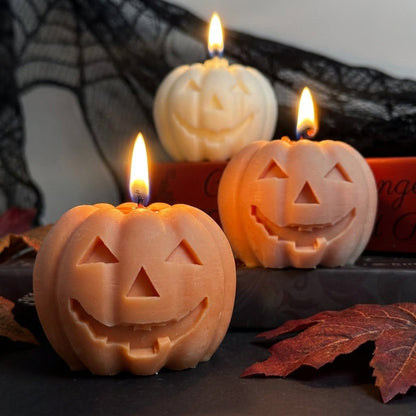 Vela Calabaza Jack-O’-Lantern de soja para Halloween - Velakandela