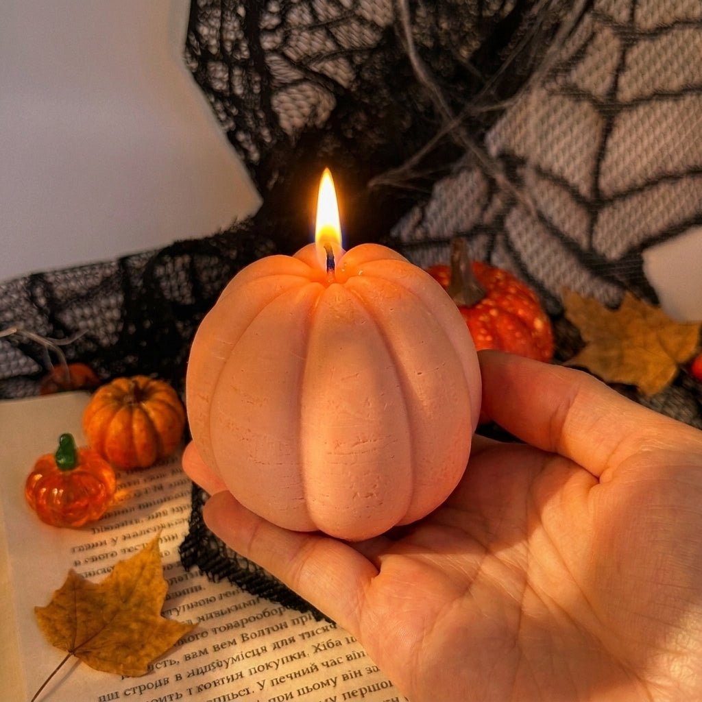 Vela Calabaza de Otoño de soja para Halloween - Velakandela