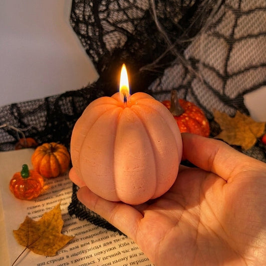 Vela Calabaza de Otoño de soja para Halloween - Velakandela
