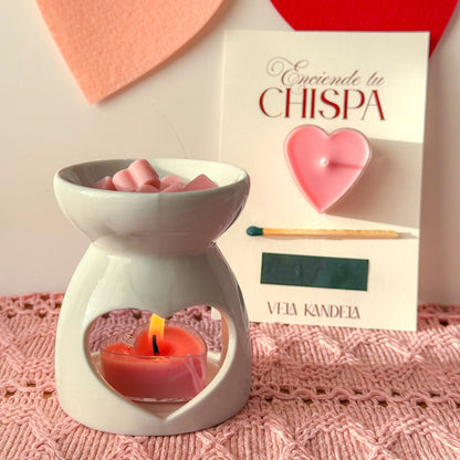 Vela de té Regalo - Enciende tu Chispa - VelaKandela
