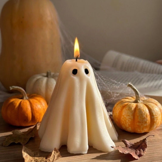 Vela Fantasma Clásico de soja para Halloween - Velakandela