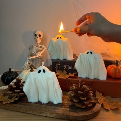 Vela decorativa Fantasma de cera de soja