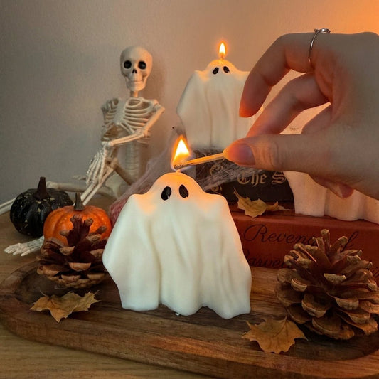 Vela Fantasma Encantador de soja para Halloween - Velakandela
