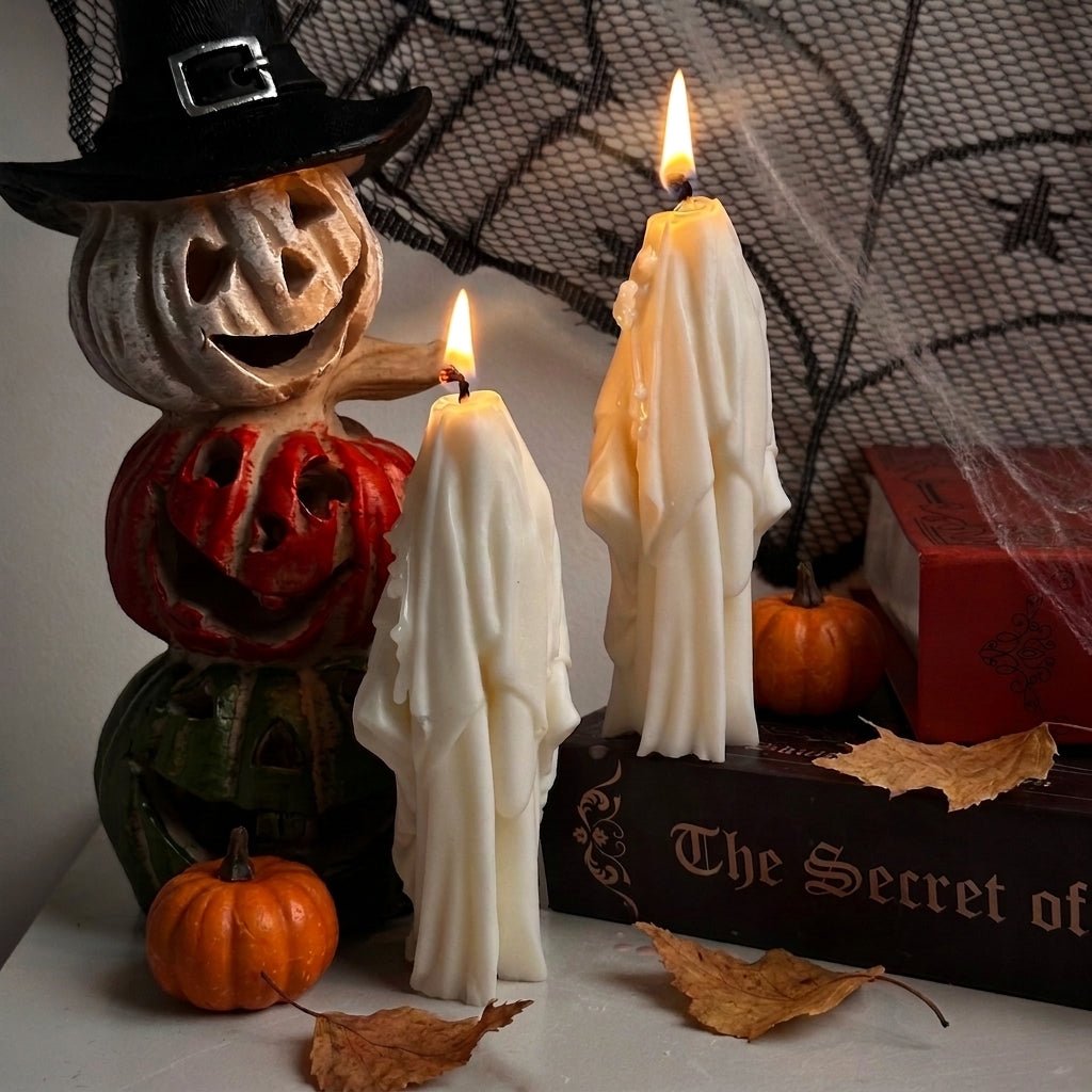Vela Fantasma Misteriosa para decoración elegante de Halloween