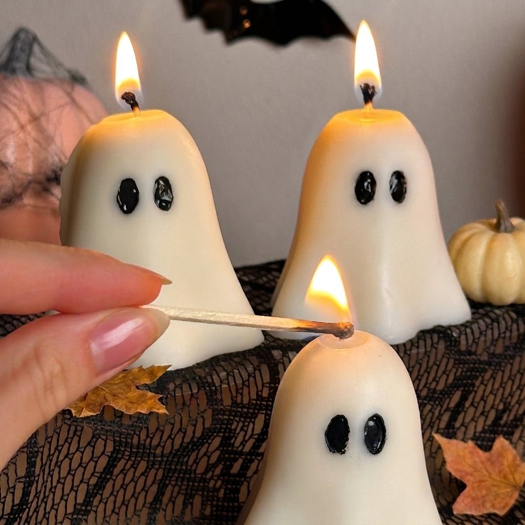 Vela decorativa Fantasma Pequeño de cera de soja