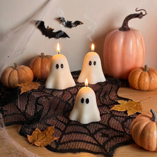Vela Fantasma Pequeño de soja para Halloween - Velakandela