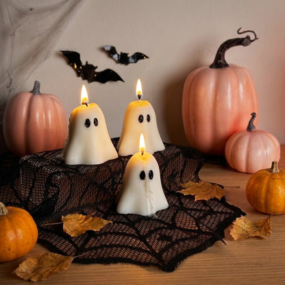 Vela Fantasma Pequeño para decorar rincones de Halloween