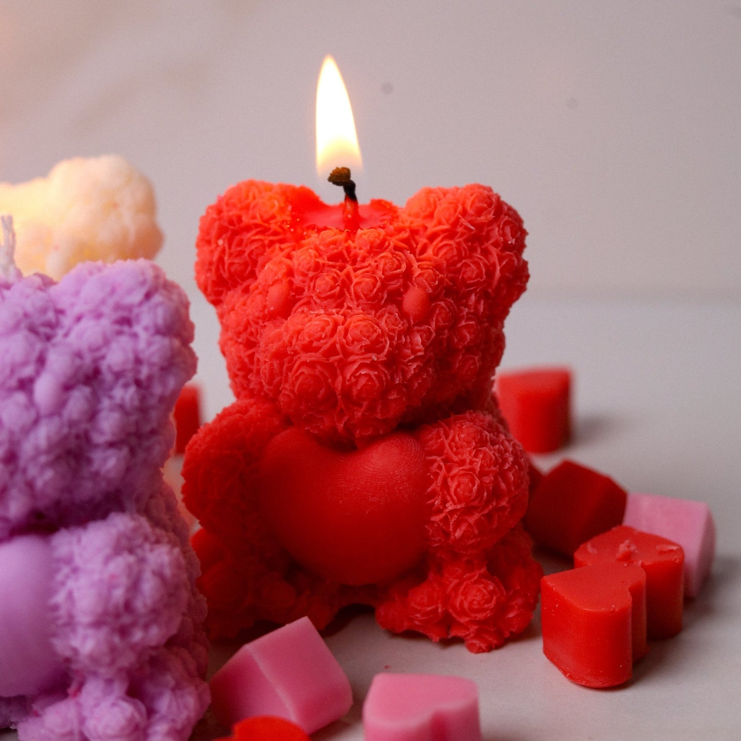 Vela Osito con Corazón - VelaKandela