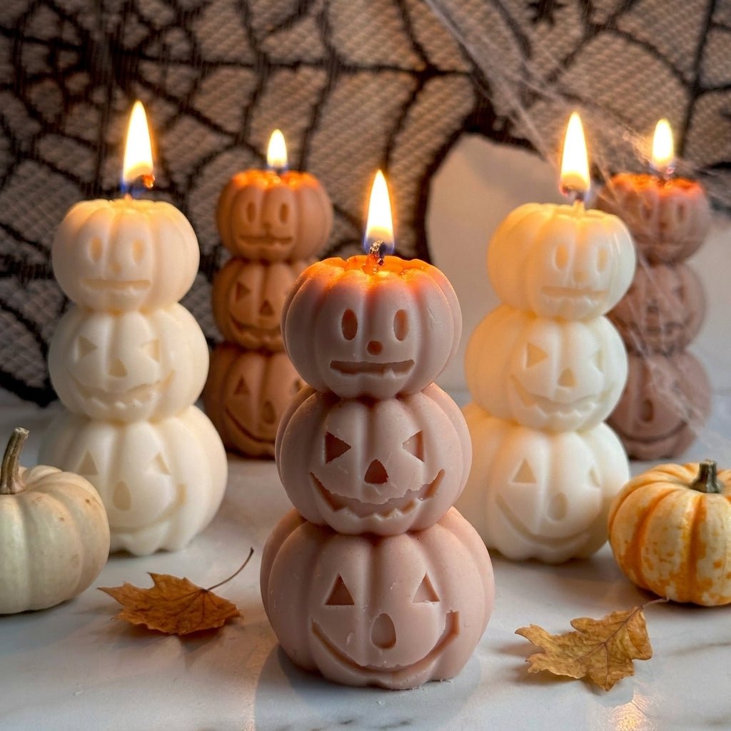 Velas decorativas Torre de Calabazas para Halloween