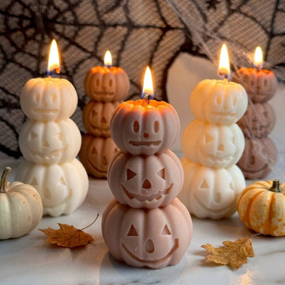 Velas decorativas Torre de Calabazas para Halloween