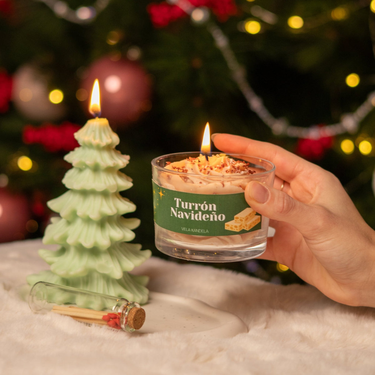 Vela Turrón Navideño - VelaKandela