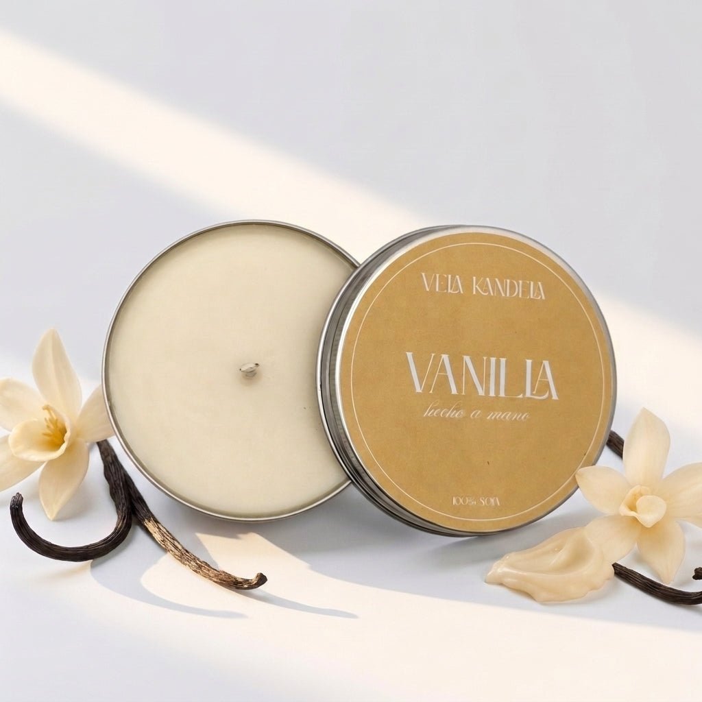 Vela Vainilla Suave de soja natural - Velakandela