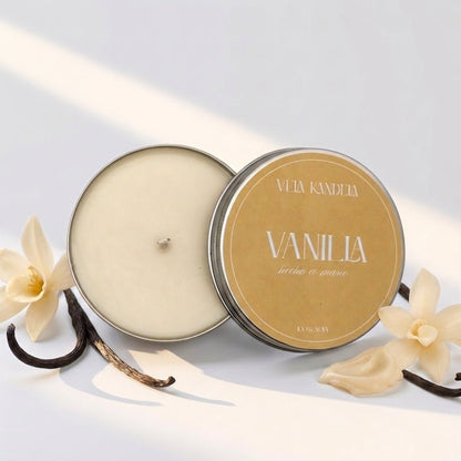 Vela Vainilla Suave de soja natural - Velakandela