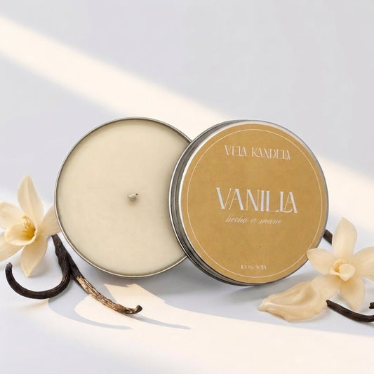 Vela Vainilla Suave de soja natural - Velakandela
