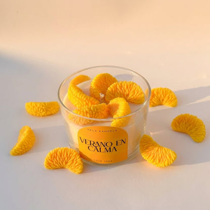 Vela Verano en Calma de soja con aroma Citronela - Velakandela