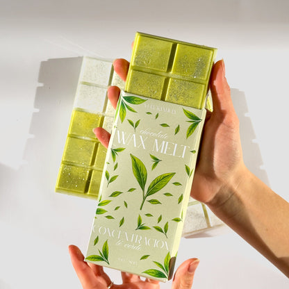 Wax Melts Tableta XL – Concentración (té verde) - VelaKandela