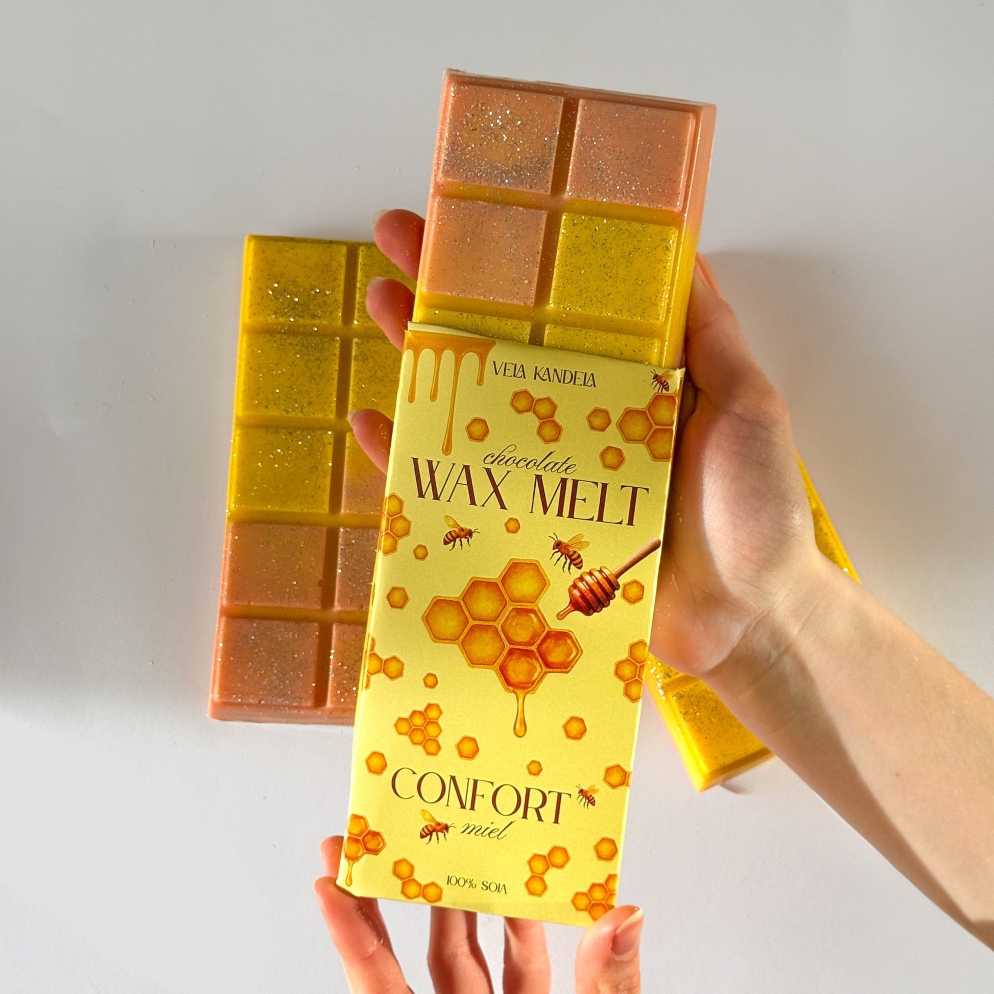 Wax Melts Tableta XL – Confort (miel) - VelaKandela
