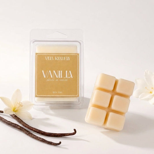 Wax Melts Vainilla Suave de soja para quemador - Velakandela